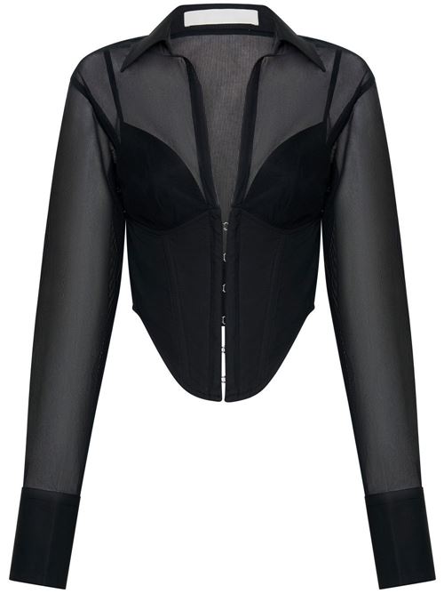 Shirt with corset DION LEE | A5141R23BLACK